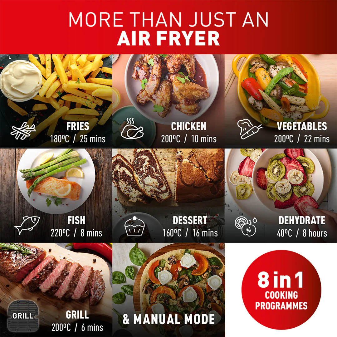 Tefal Dual Easy Fry & Grill EY905B40 Double – image 6