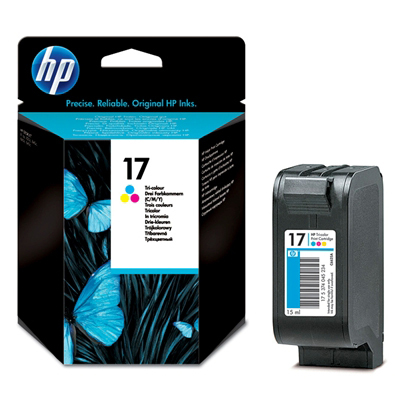 HP 17 Tri-colour Inkjet Print Cartridges