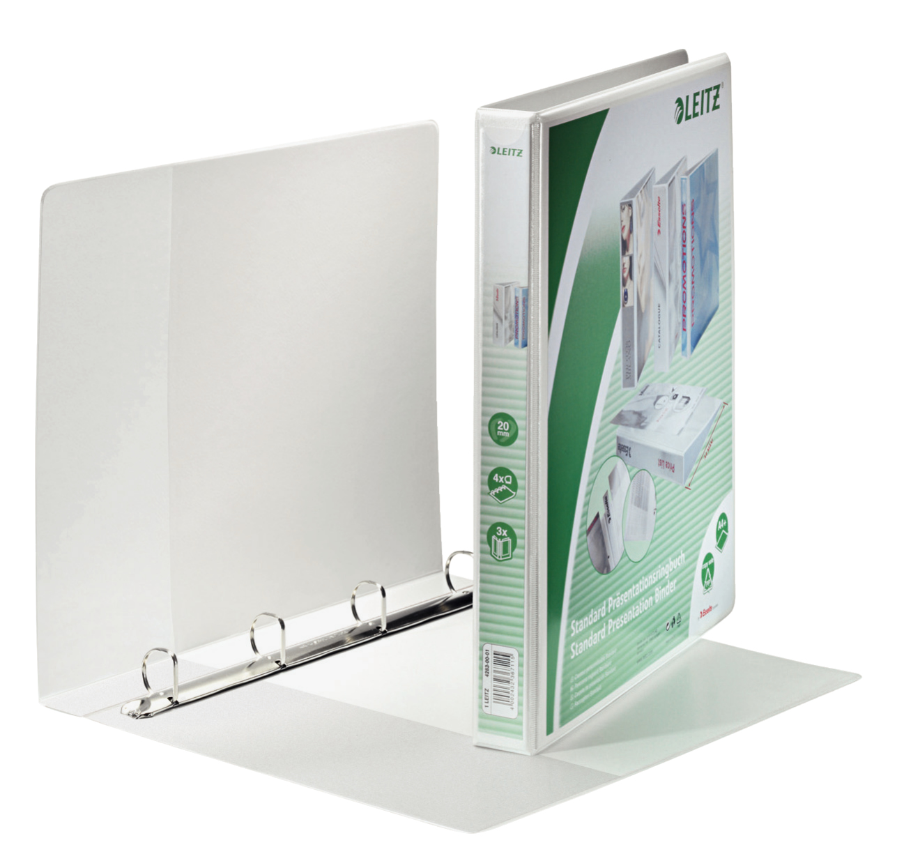 Leitz 42830001 Ringmappe A4 Weiß