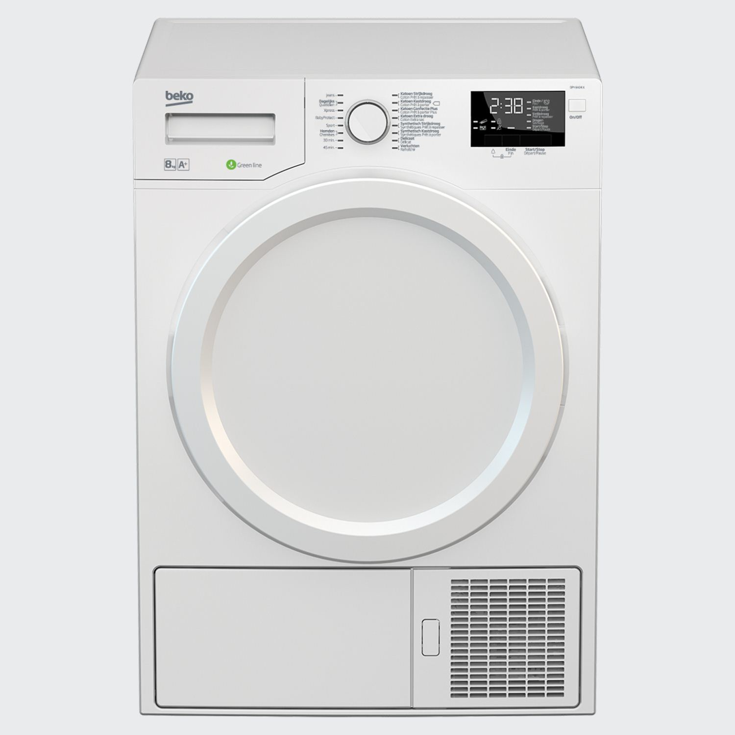 Beko DPY8404X — vue 1 sur 2