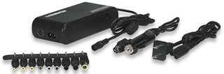 Manhattan 101615 mobile device charger Mobile phone, MP3, Laptop Black AC, Cigar lighter, USB Auto, Indoor
