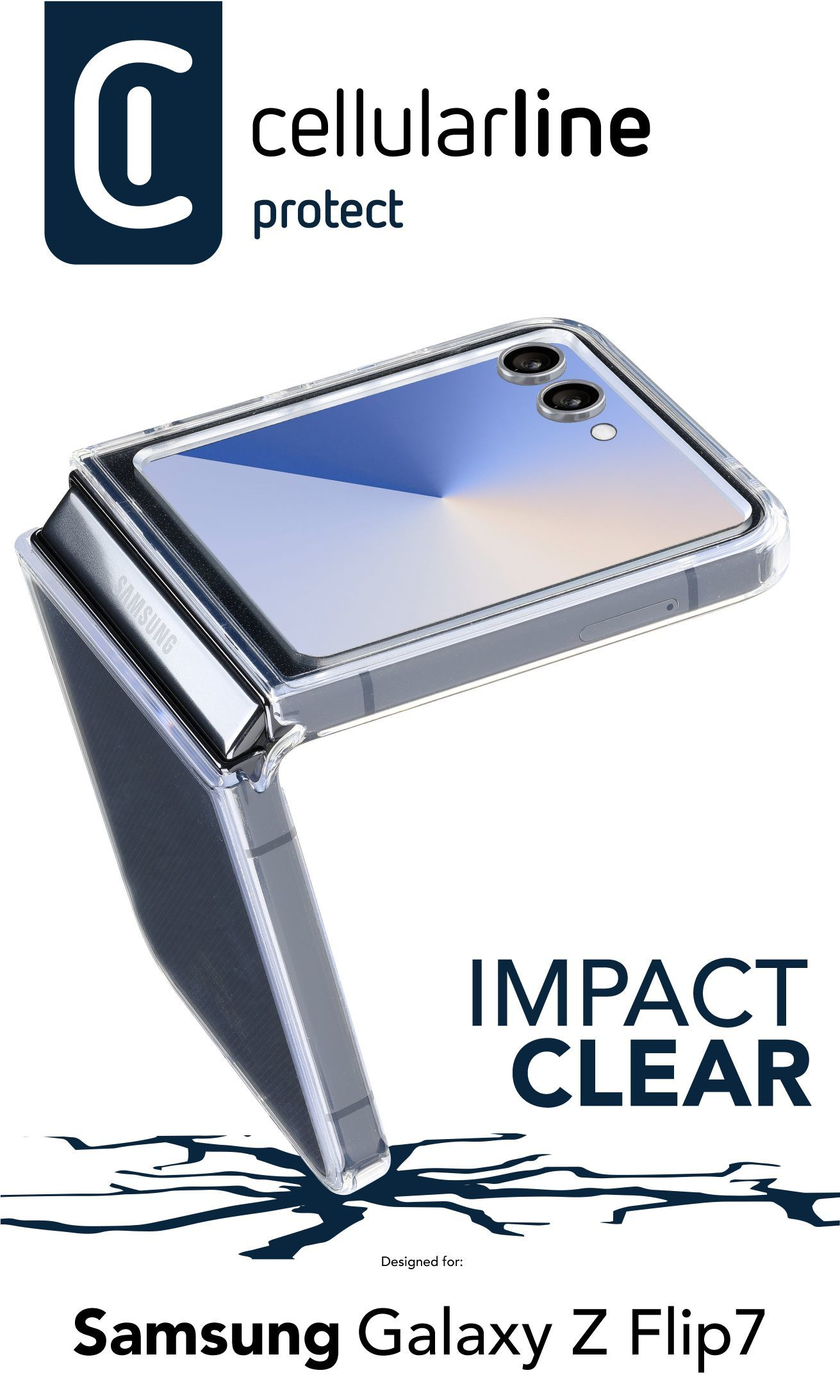Cellularline Impact Clear Case - Galaxy Z Flip7 – image 2