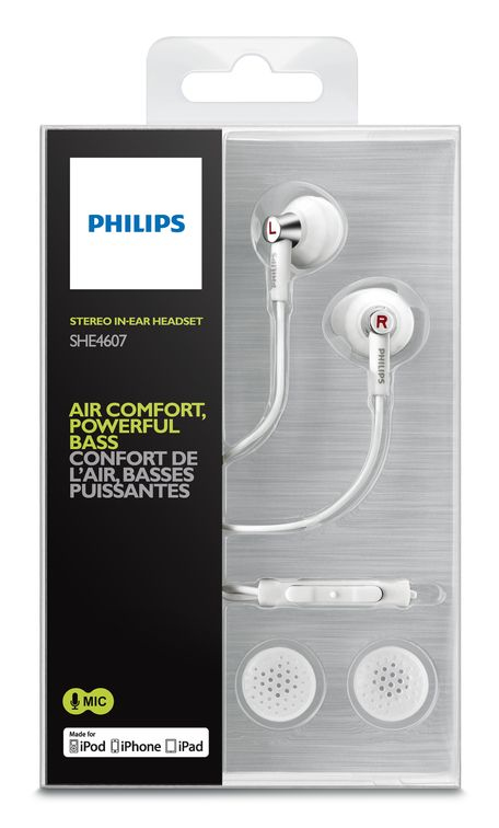 Philips Earbud headphones SHE4607WT/00 – image 2