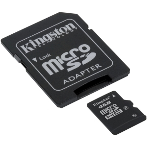 Kingston Technology SDC4/4GB-1ADP memory card MicroSD Class 4