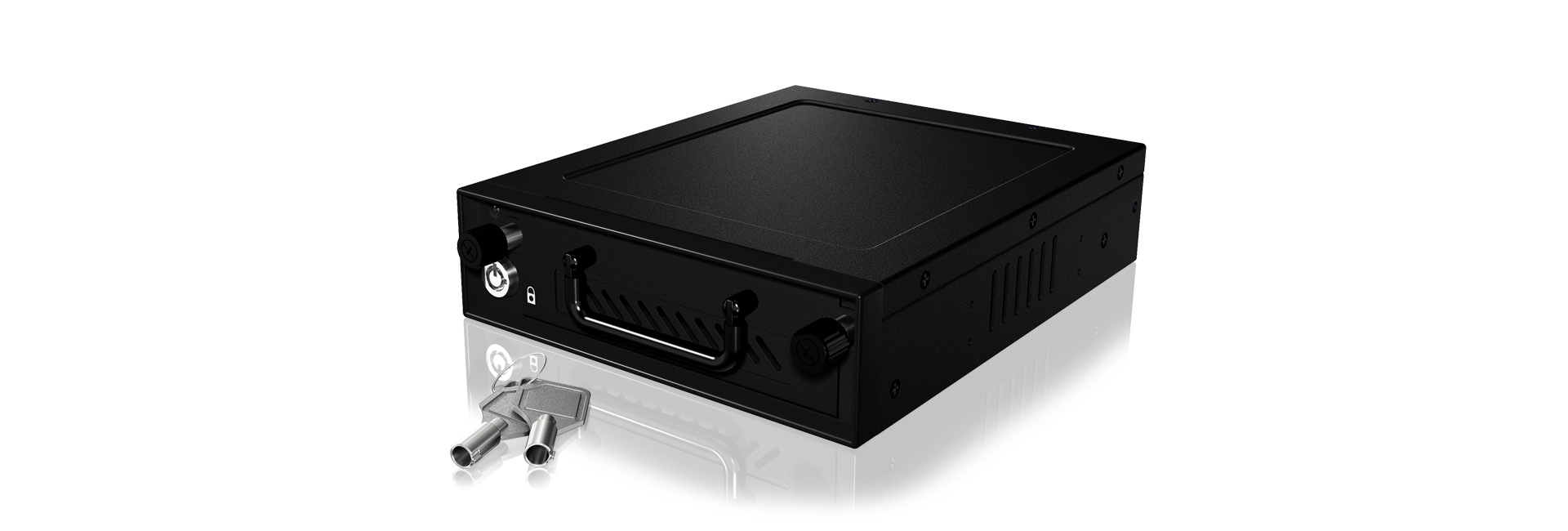 ICY BOX IB-148SSK-B 13,3 cm (5.25″) Speicherlaufwerkbehälter Schwarz
