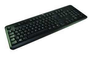 2-Power ALT3219A klaviatuur Kontor USB QWERTY Briti inglise keel Must