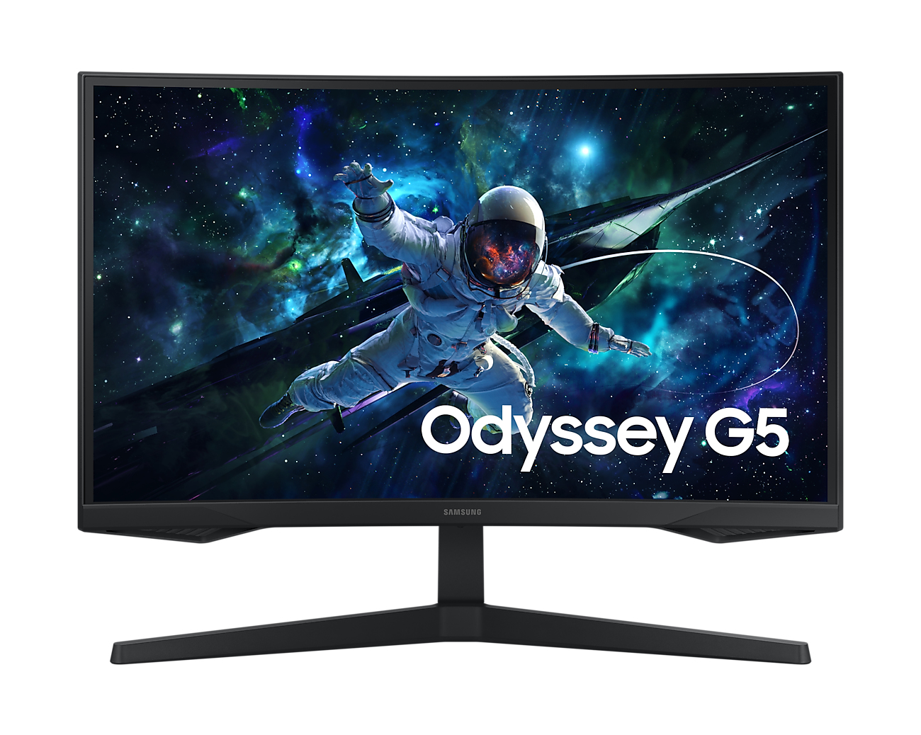MONITOR LED SAMSUNG 27 PULGADAS /G5 G55C ODYSSEY/ QHD (2560 X 1440) / VA / WIDESCREEN /CURVO/ HDMI / DP / 165HZ / NEGRO.