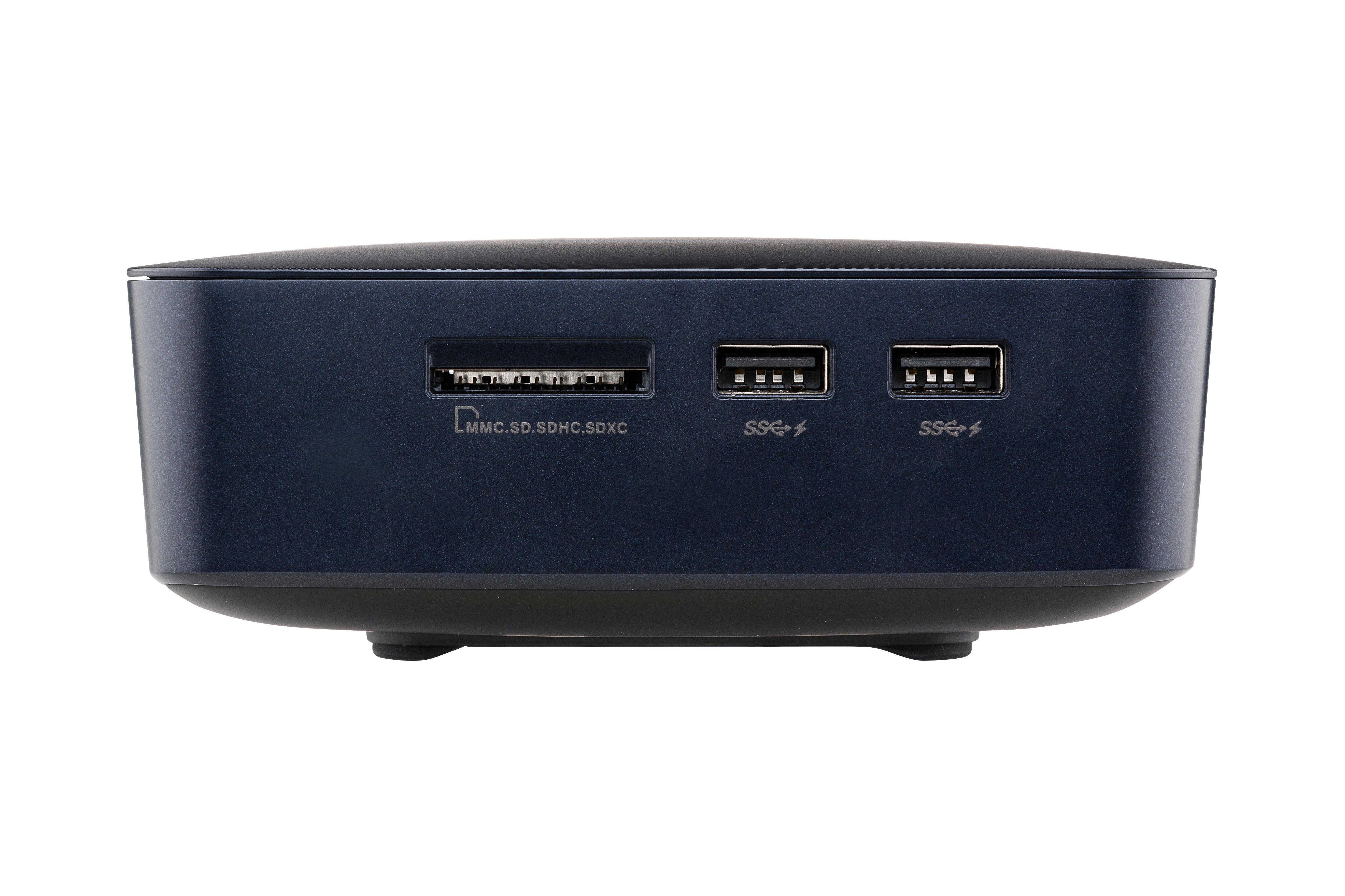 ASUS VivoMini UN65H-M041Z Intel® Core™ i3 i3-6100U 4 GB DDR3L-SDRAM 128 GB SSD Windows 10 Home Mini PC Blue image 6