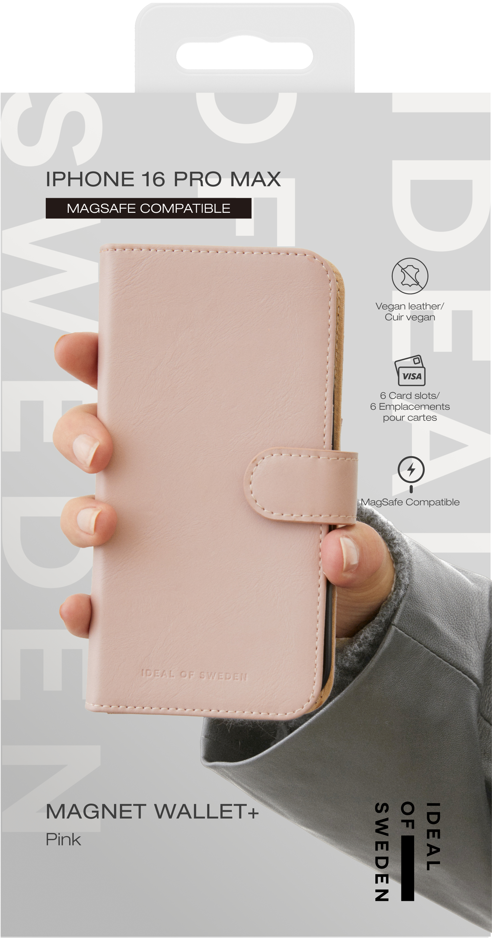 iDeal of Sweden Magnet Wallet+ MagSafe iPhone 16 Pro Max Pink – image 5