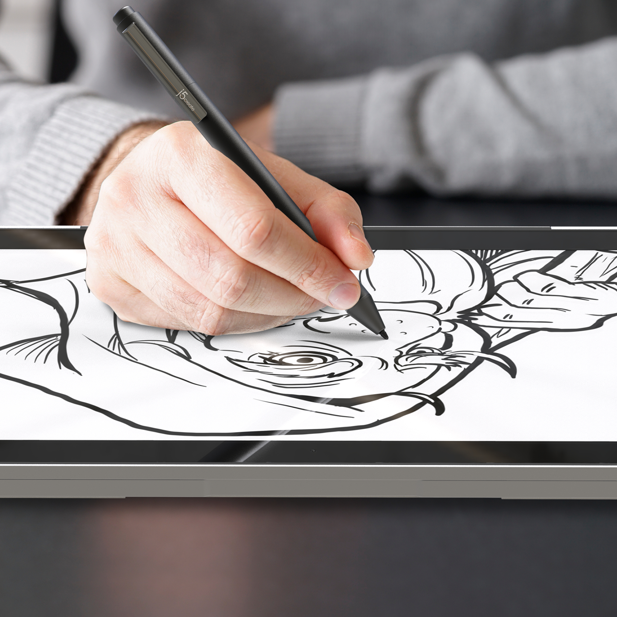 j5create JITP100 USI Stylus Pen for Chromebook™, Black – image 4