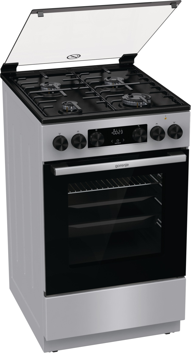 Gorenje MEKS5121S cooker Freestanding cooker Electric Gas Stainless steel – image 2