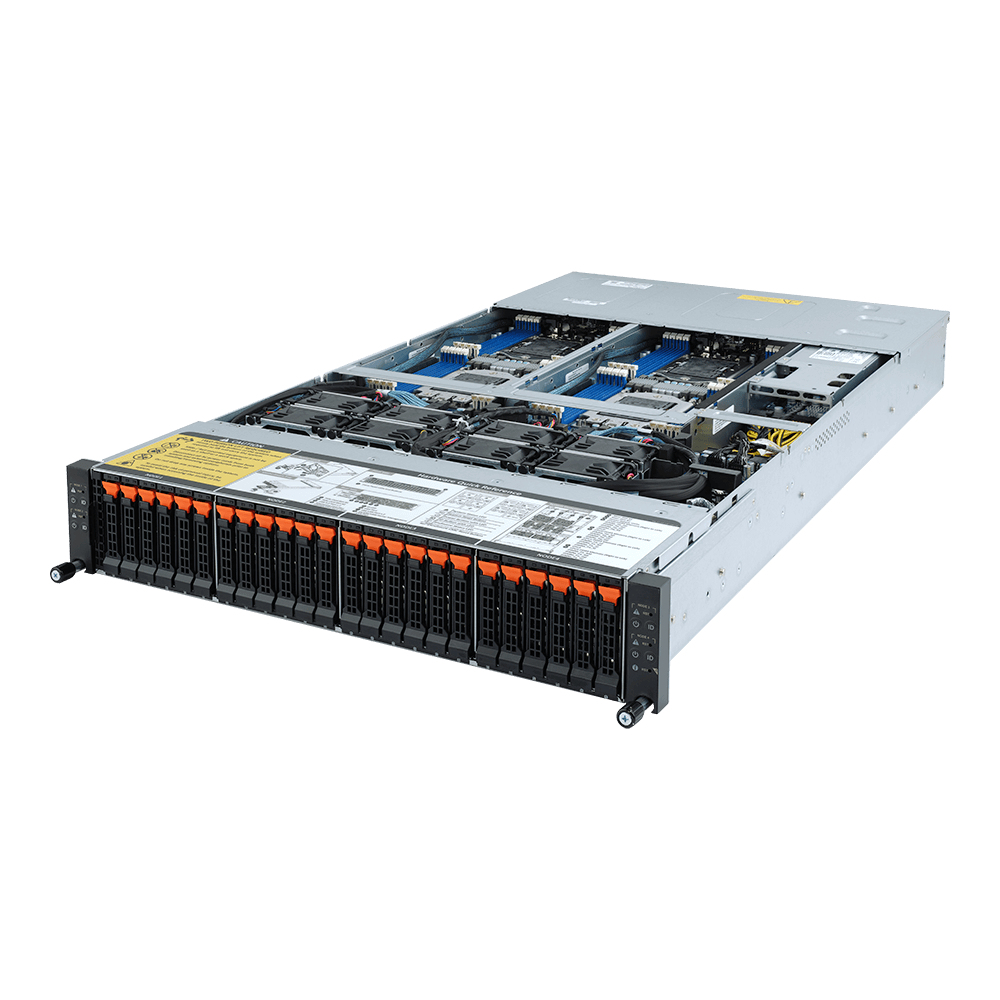 GIGABYTE H262-Z62 Socket SP3 Rack (2U) Black, Grey – image 2