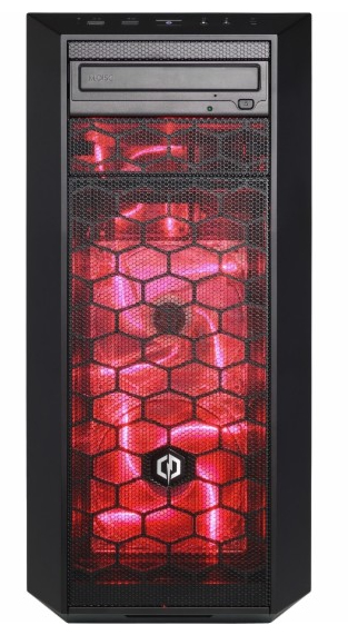 CyberPower GLC3800B PC/workstation Intel® Core™ i7 i7-6700K 16 GB DDR4-SDRAM 2.12 TB HDD+SSD NVIDIA® GeForce® GTX 1060 Windows 10 Black, Transparent image 1