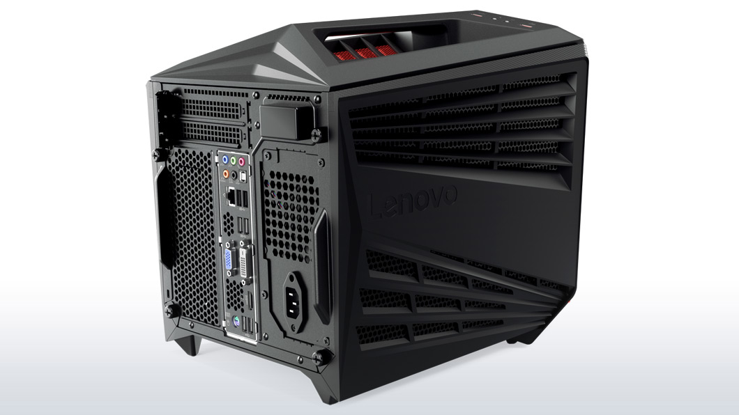 Lenovo IdeaCentre Y710 Cube Intel® Core™ i7 i7-6700 16 GB DDR4-SDRAM 2 TB HDD AMD Radeon RX 460 Windows 10 Home Tower PC Black, Red image 10