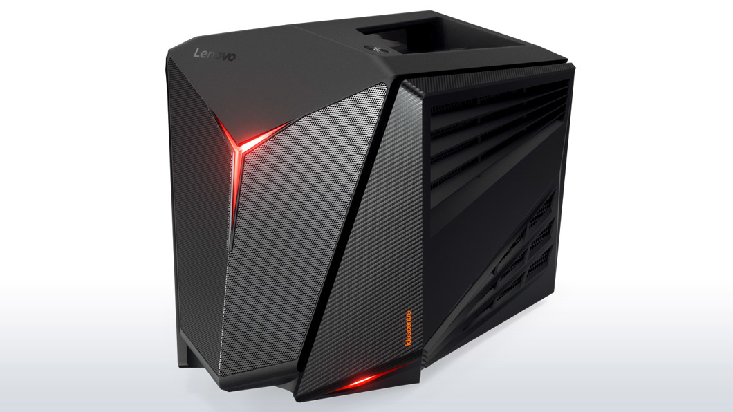 Lenovo IdeaCentre Y710 Cube Intel® Core™ i7 i7-6700 16 GB DDR4-SDRAM 2 TB HDD AMD Radeon RX 460 Windows 10 Home Tower PC Black, Red image 3