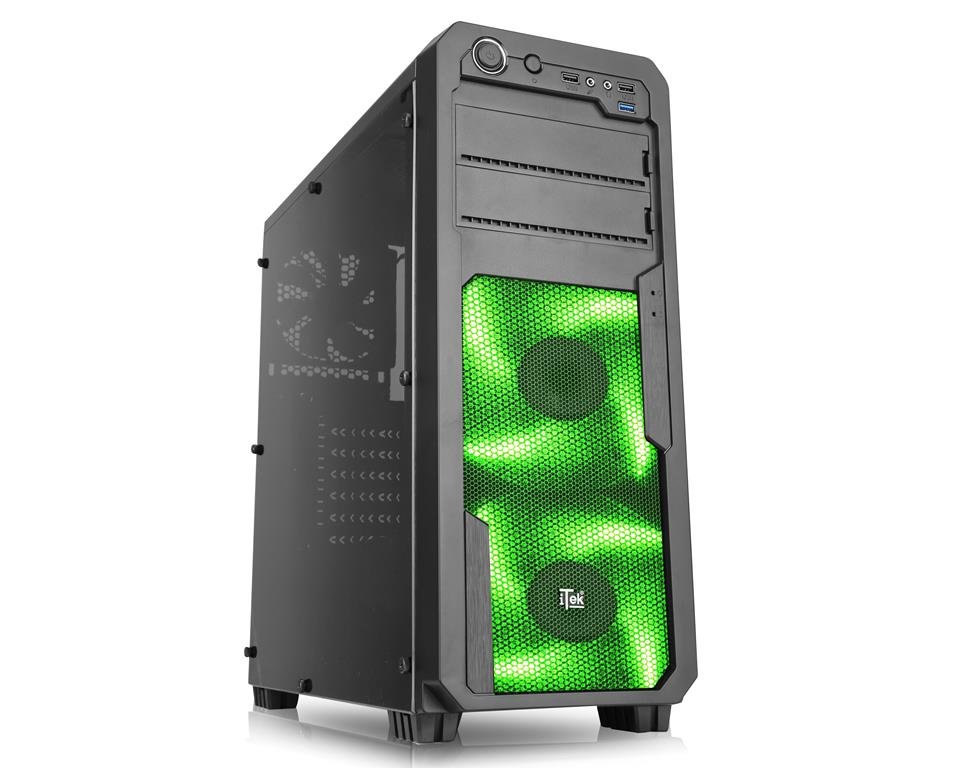 itek Swoop Midi Tower Black image 1