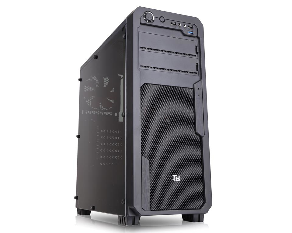 itek Swoop Midi Tower Black image 3