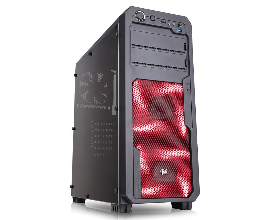 itek Swoop Midi Tower Black image 1
