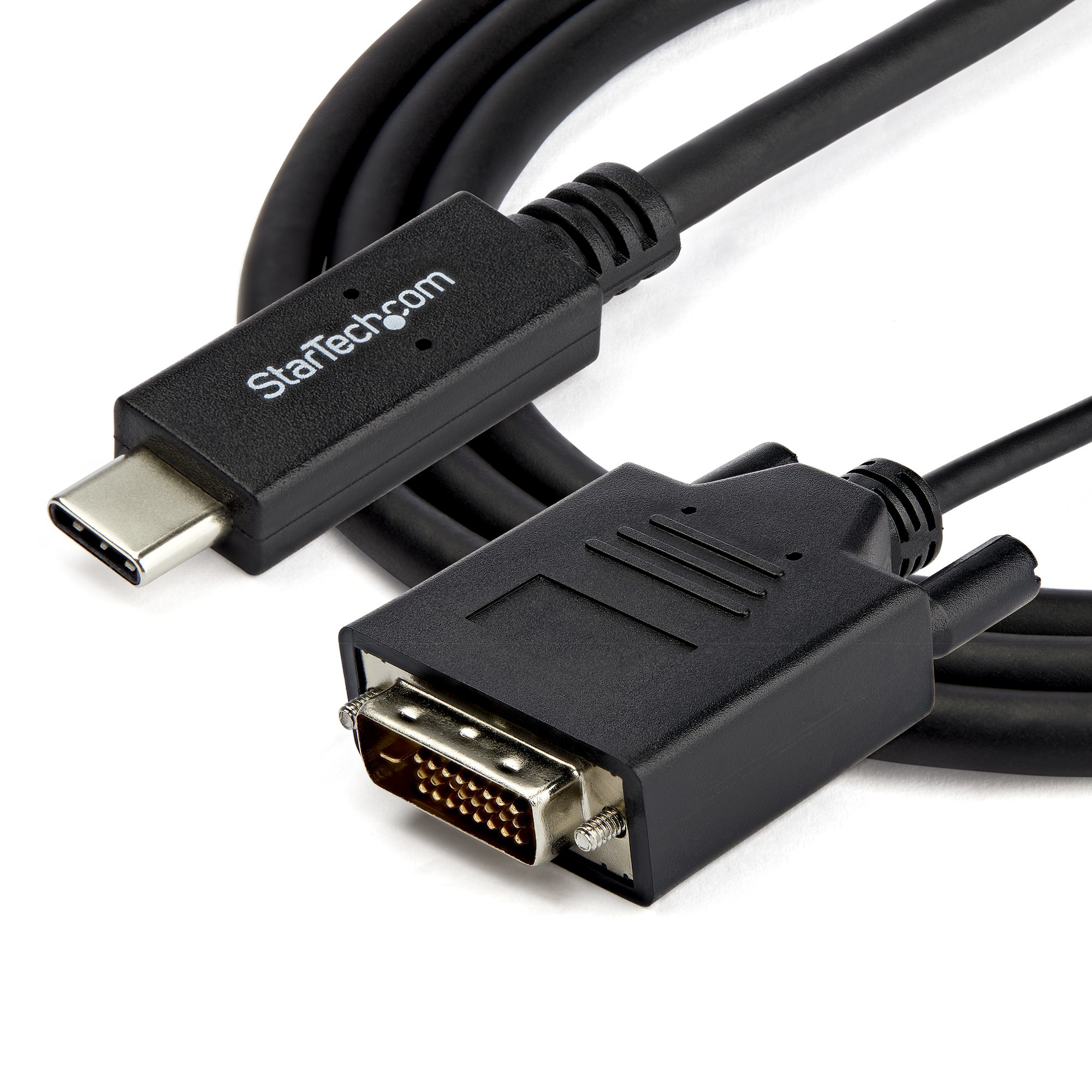 Cable Adaptador StarTech.com - USB-C a DVI - 2M - 2560 x 1600 - CDP2DVIMM2MB Cable Adaptador StarTech.com - USB-C a DVI - 2M - 2560 x 1600 - CDP2DVIMM2MB