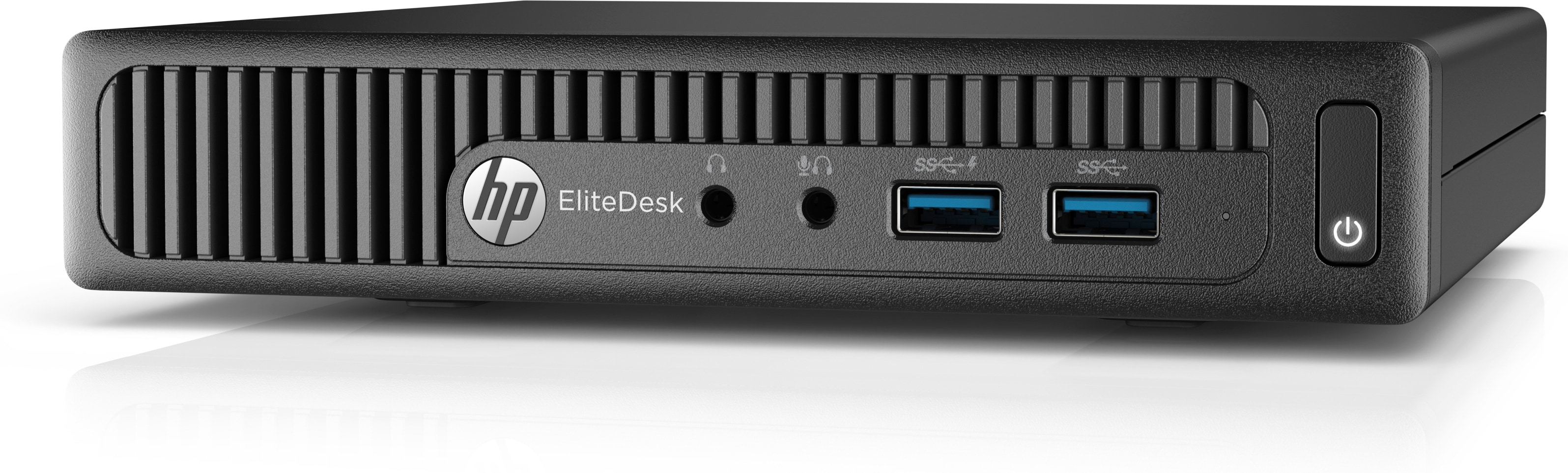HP EliteDesk 705 G3 Mini AMD A6 A6-9500E 4 GB DDR4-SDRAM 500 GB HDD Windows 10 Pro Desktop Mini PC Black image 2