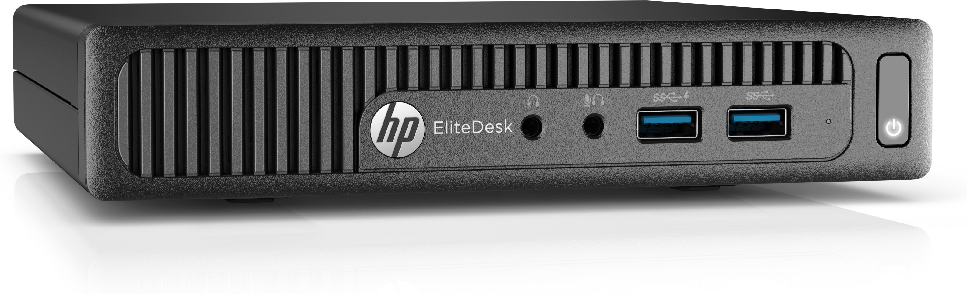 HP EliteDesk 705 G3 Mini AMD A6 A6-9500E 4 GB DDR4-SDRAM 500 GB HDD Windows 10 Pro Desktop Mini PC Black image 3