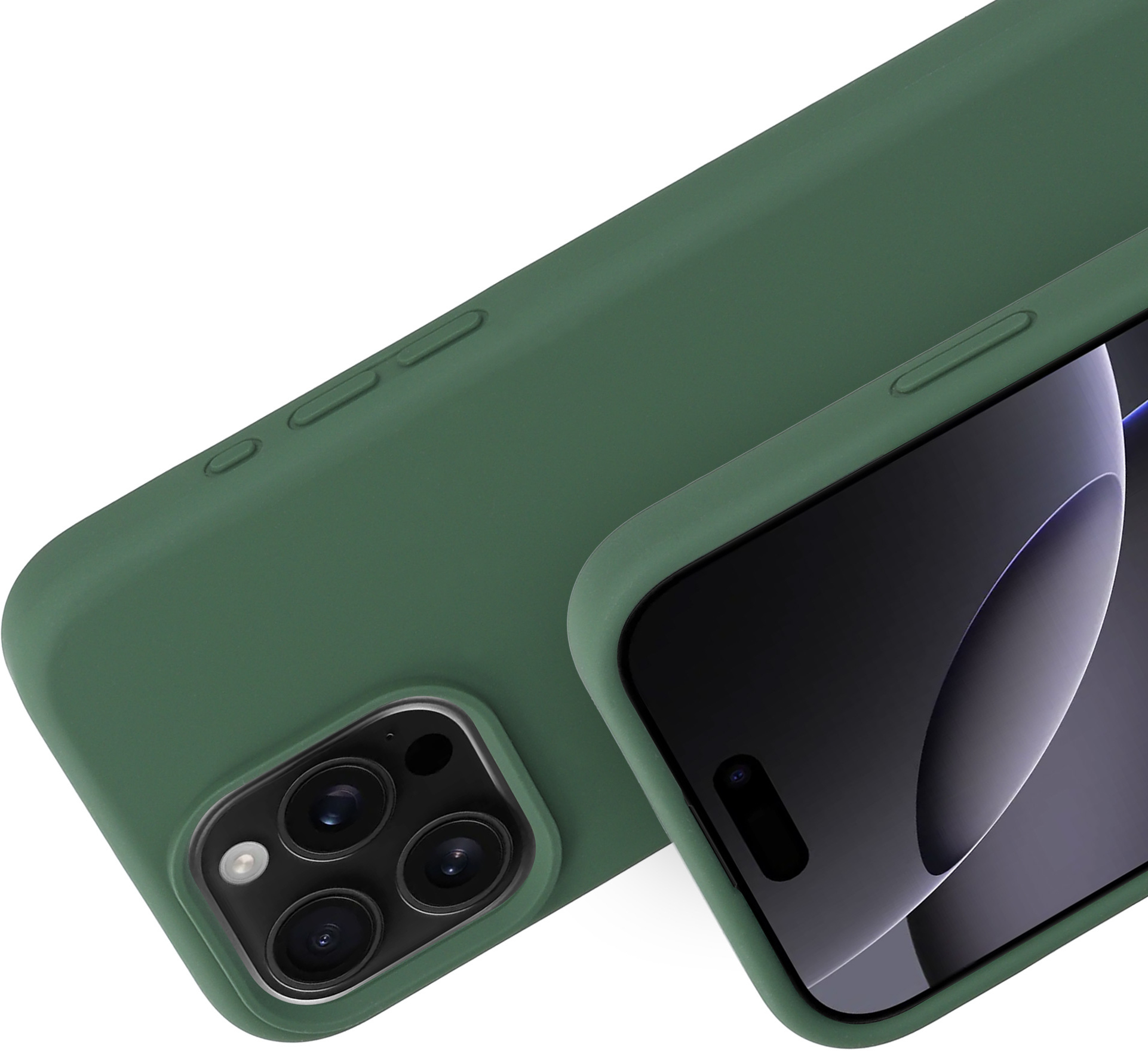 Mobiparts Silicone Cover Apple iPhone 16 Pro Max Forest Green – image 2