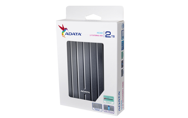 ADATA HC660 external hard drive 2 TB Micro-USB B 3.2 Gen 1 (3.1 Gen 1) Titanium image 5