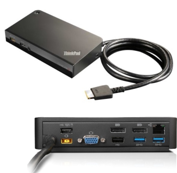 Lenovo 03X6296 replicatore di porte e docking station per laptop Cablato OneLink+ Nero