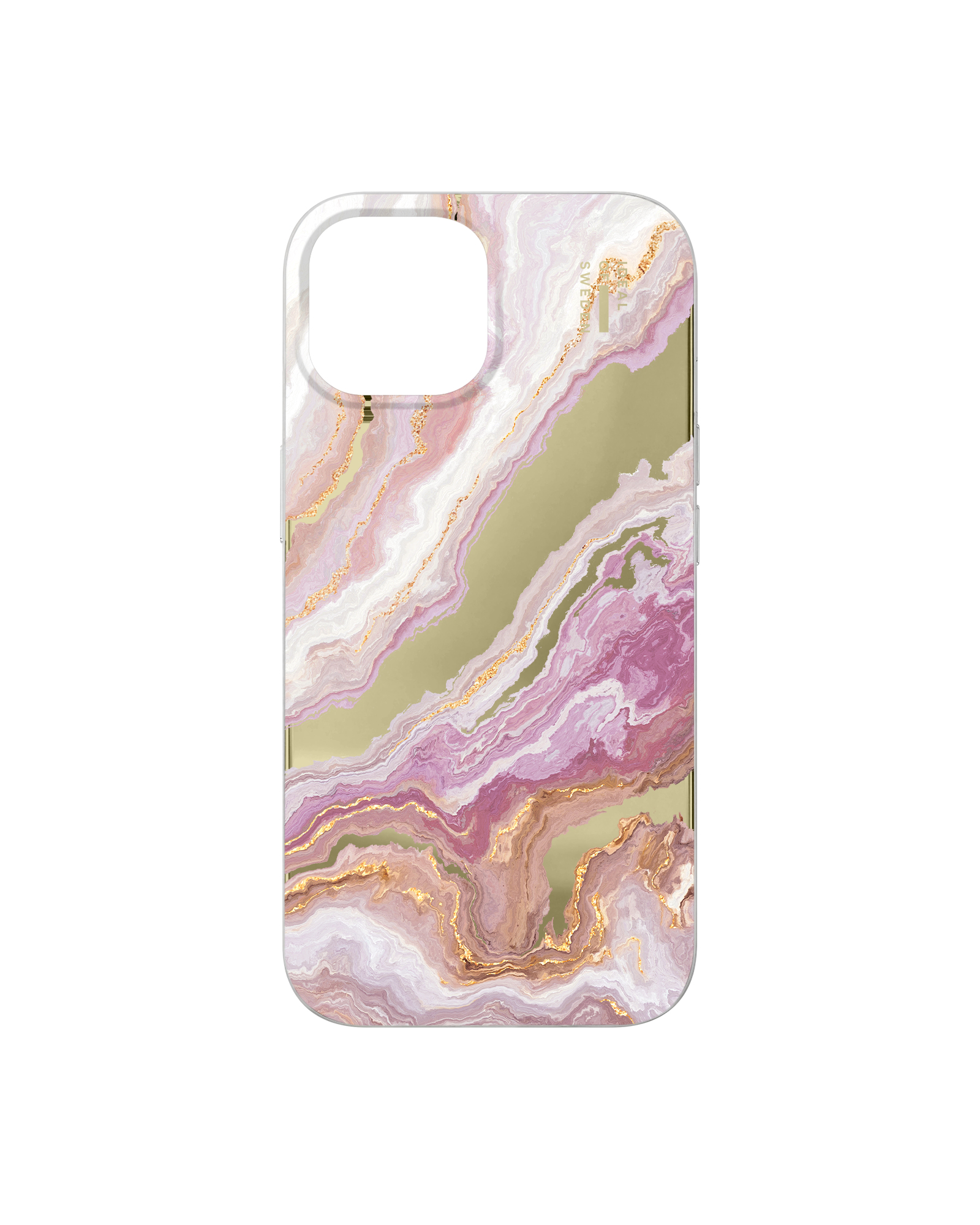 iDeal of Sweden Mirror Case iPhone 13 / 14 / 15 / 16e / 17e Agate Halo