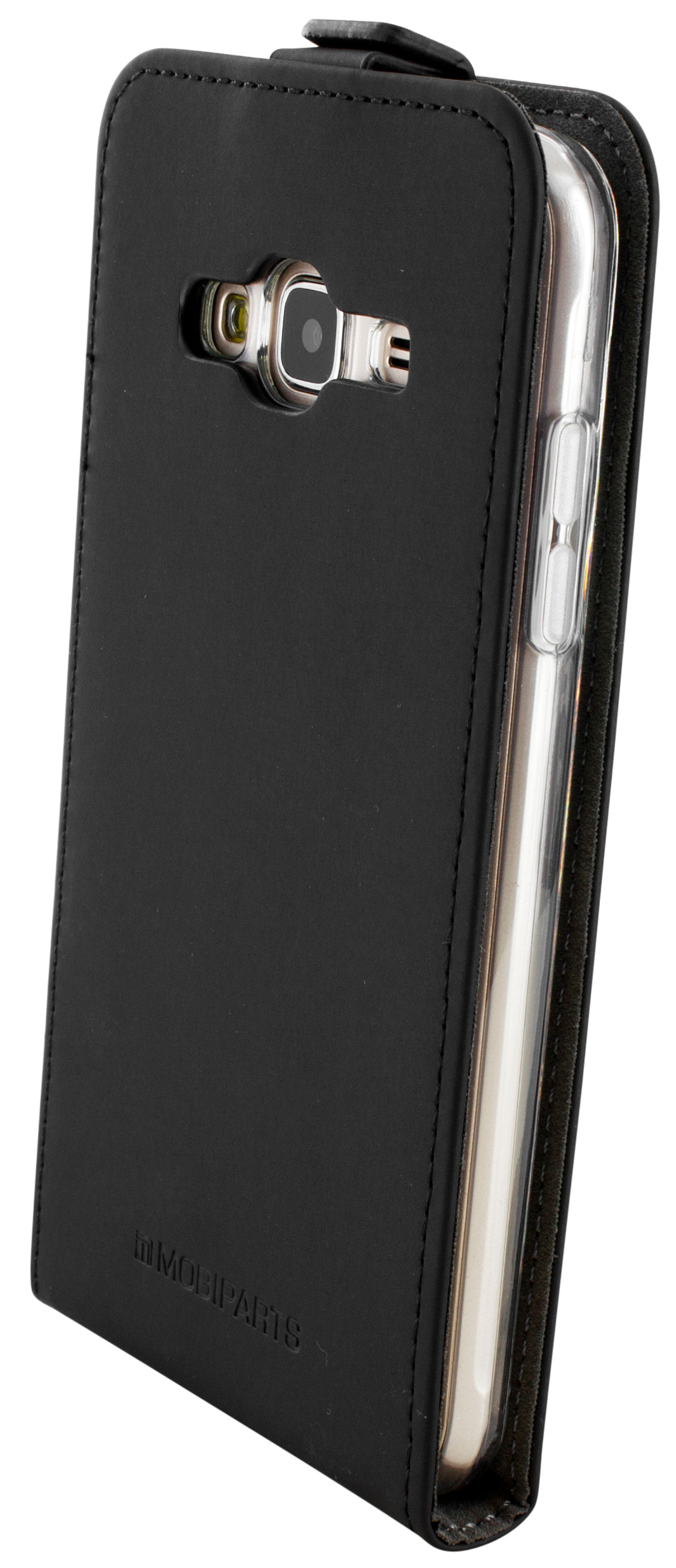 Mobiparts Premium Flip TPU Case Samsung Galaxy J3 (2016) Black – image 3