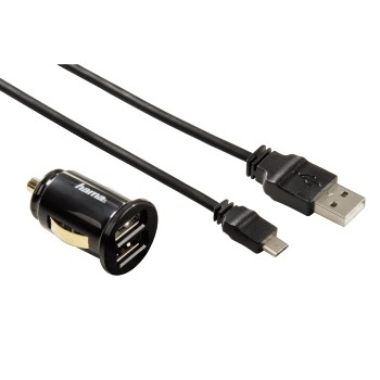 Hama 00115938 mobile device charger Mobile phone Black Cigar lighter Auto