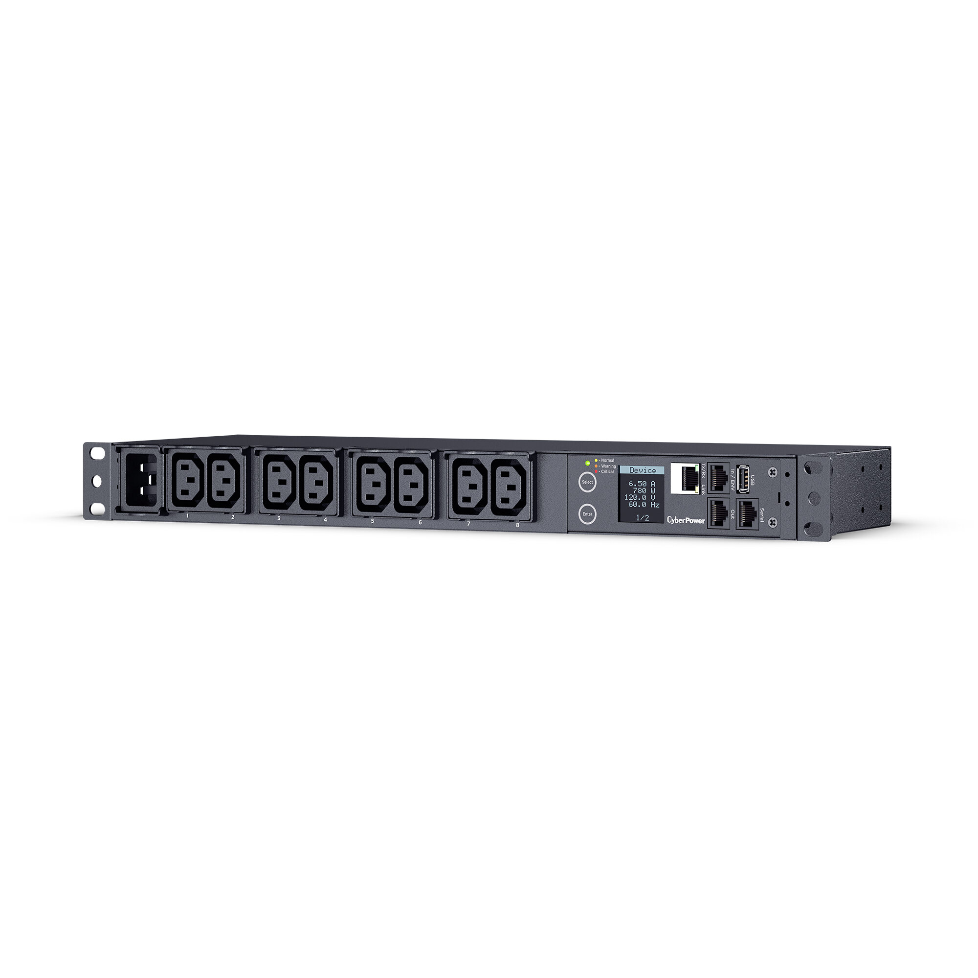 CyberPower PDU31006 power distribution unit (PDU) 8 AC outlet(s) 1U Black – image 3