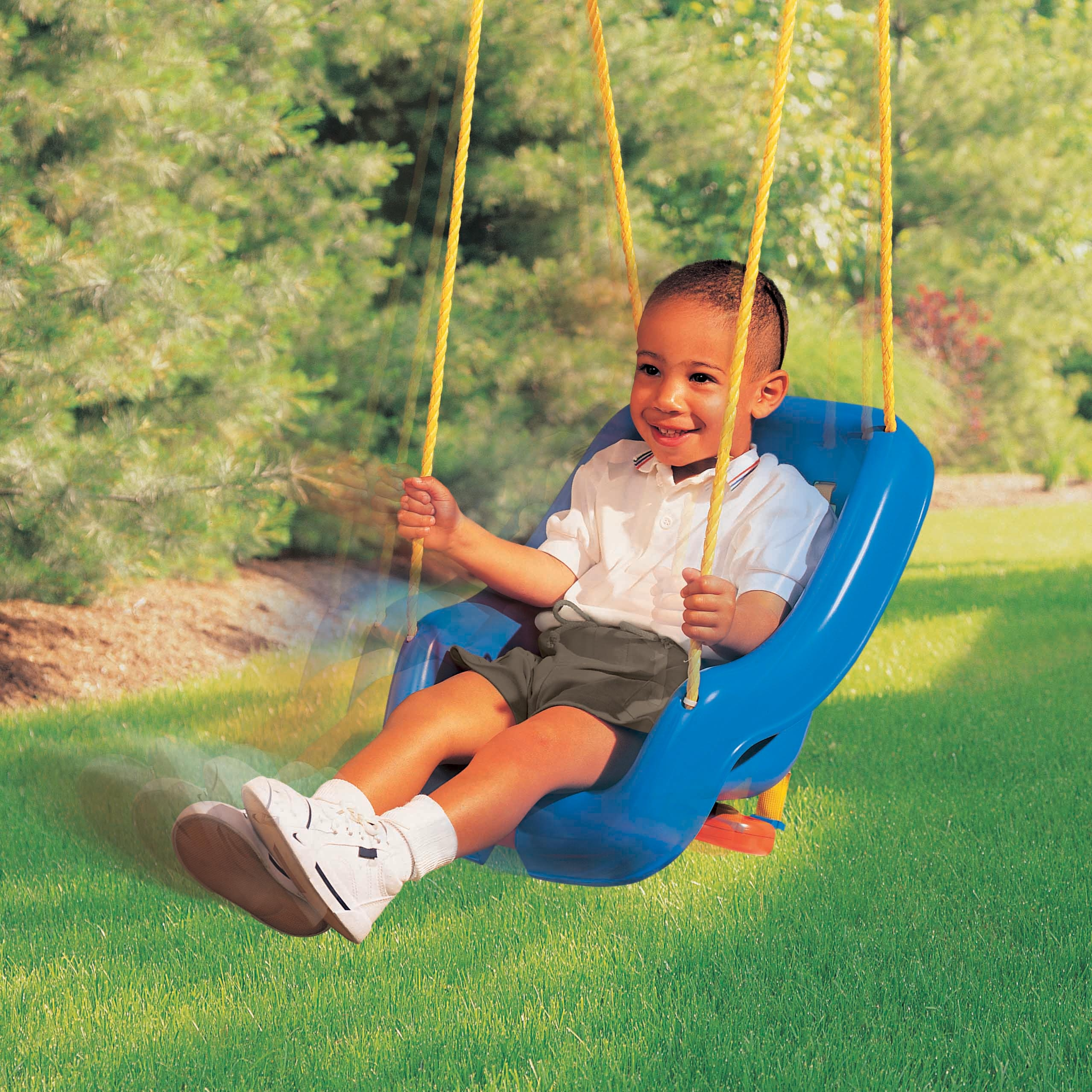 صورة كرسي أرجوحة للأطفال Little Tikes 2 في 1 - أزرق
