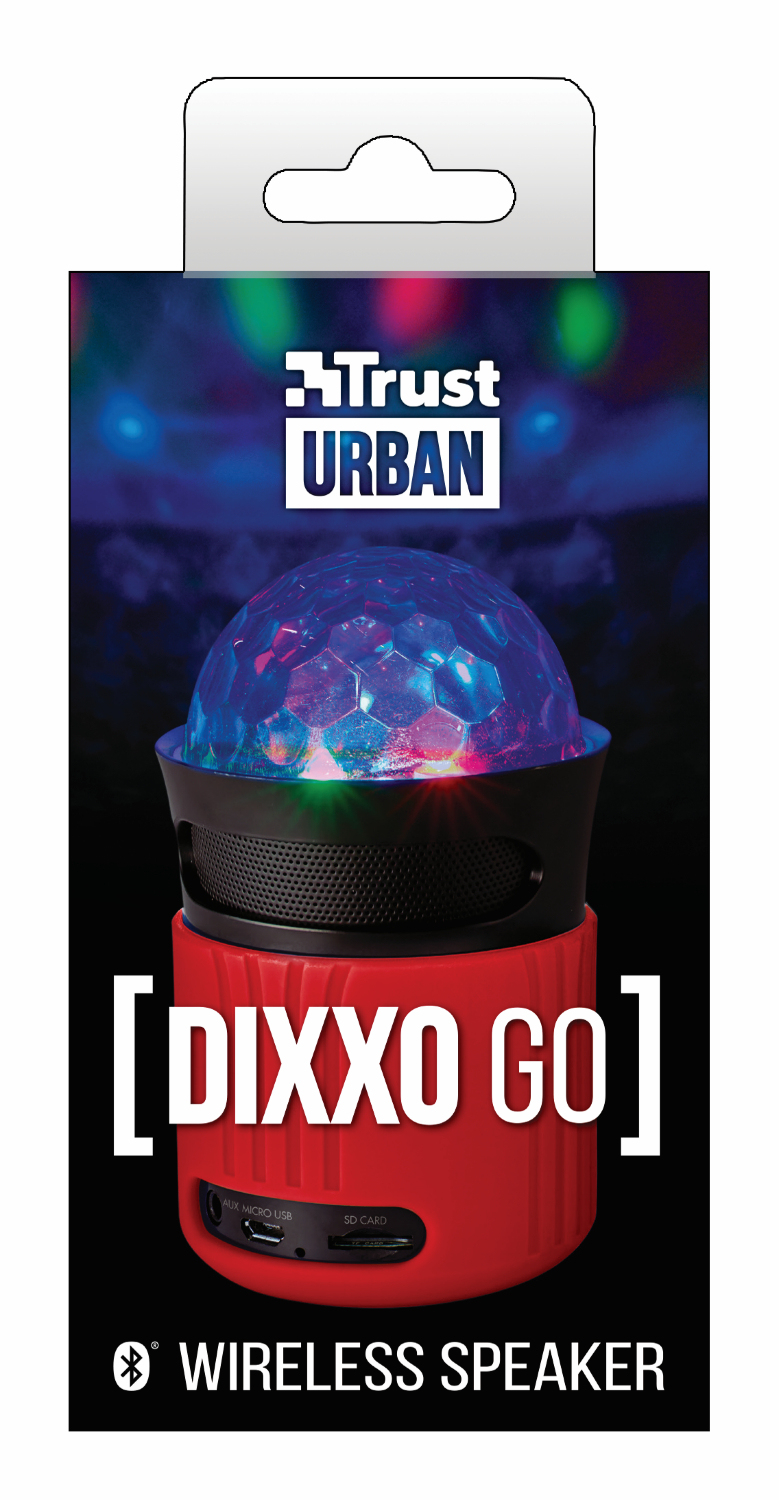 Trust DIXXO GO Mono portable speaker Red 6 W image 2