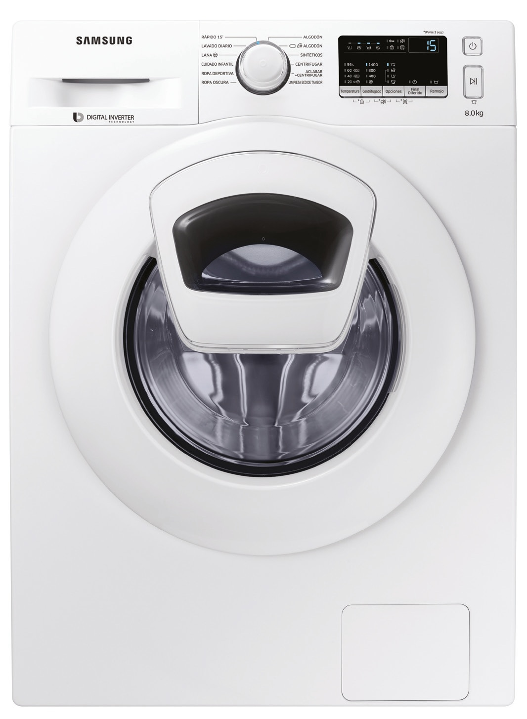 Samsung WW80K4430YW — vue 1 sur 1