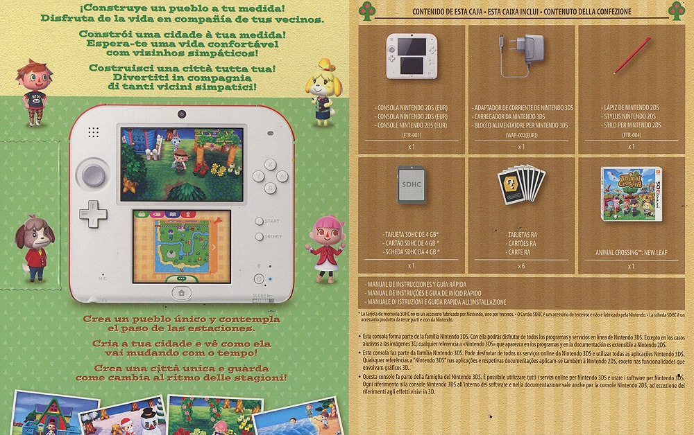 Nintendo Console 2ds Bian Ros + Ac Nl – image 2
