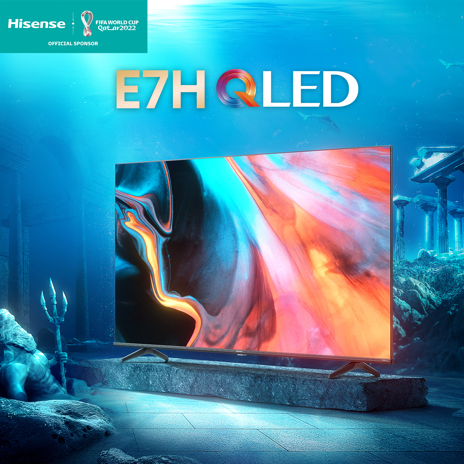 Hisense 55E7HQTUK TV – image 7