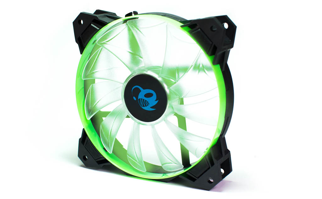 Deep Gaming Deep Wind 120mm Computer case Fan 12 cm Black, Green image 1