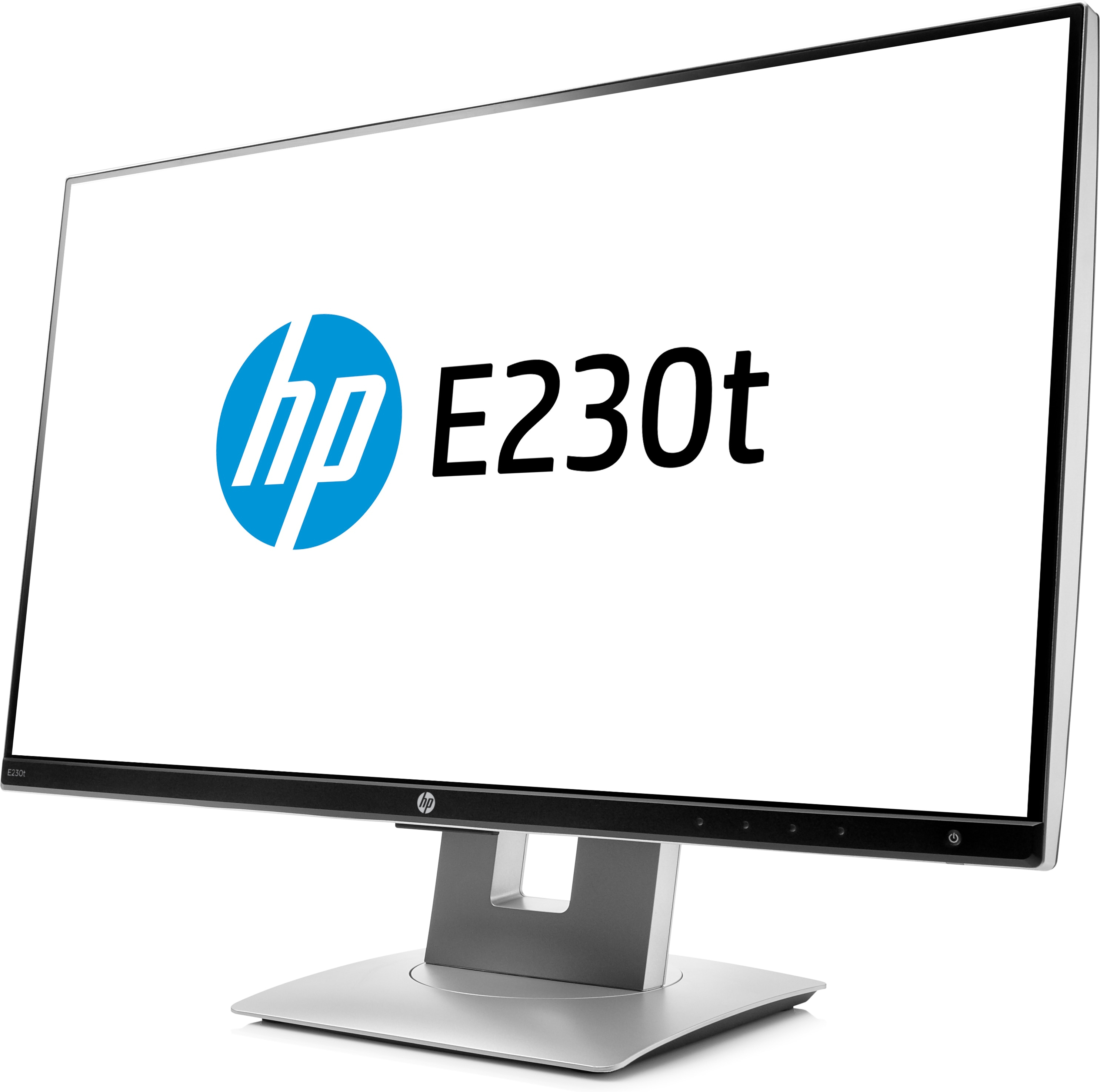 HP EliteDisplay E230t computer monitor 58.4 cm (23″) 1920 x 1080 pixels Full HD LED Touchscreen Table Black, Silver image 4