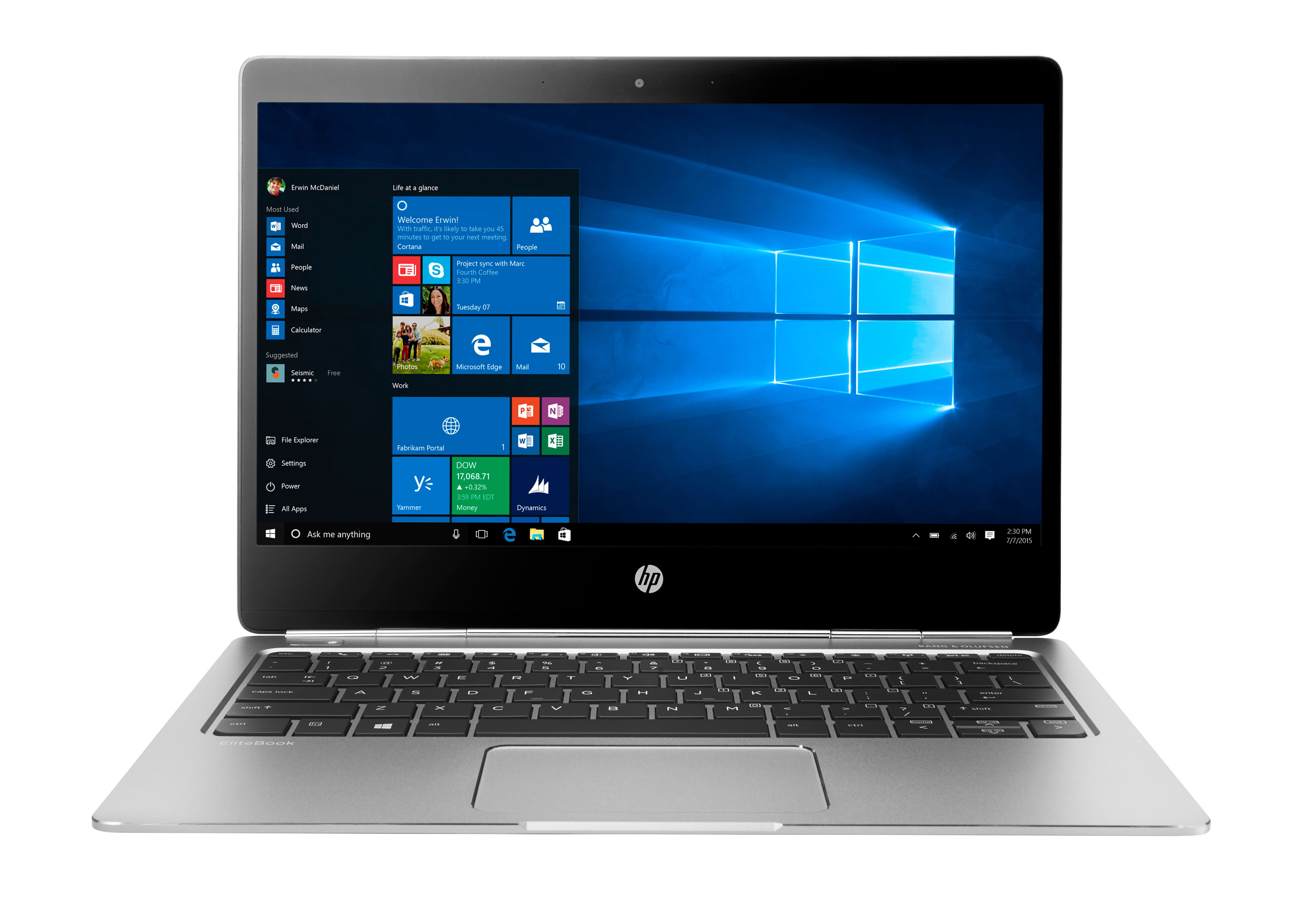 Specs HP EliteBook Folio G1 Intel® Core™ m5 m5-6Y54 Laptop 31.8 cm