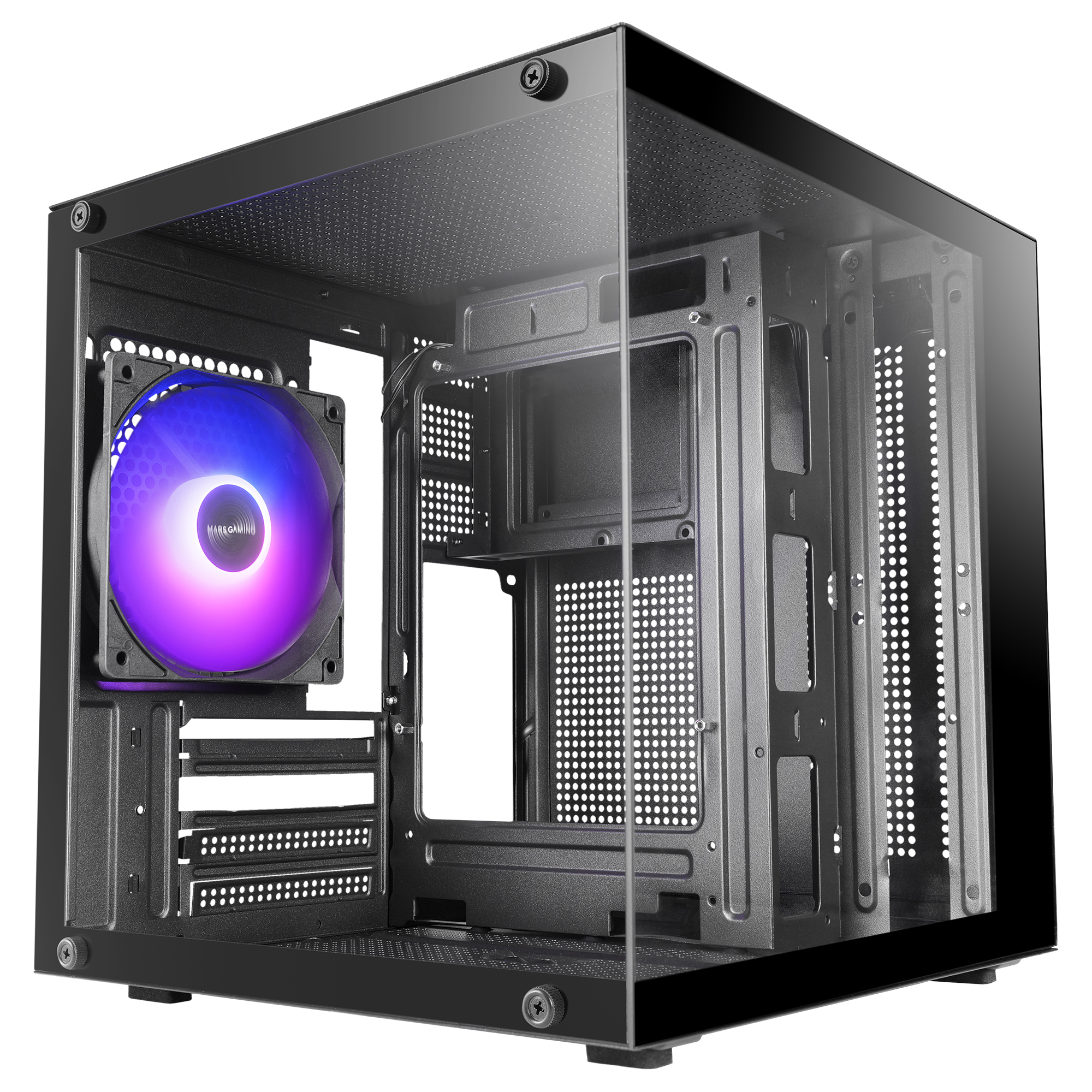 Mars Gaming MC-CUBE computer case Mini Tower Black image 1