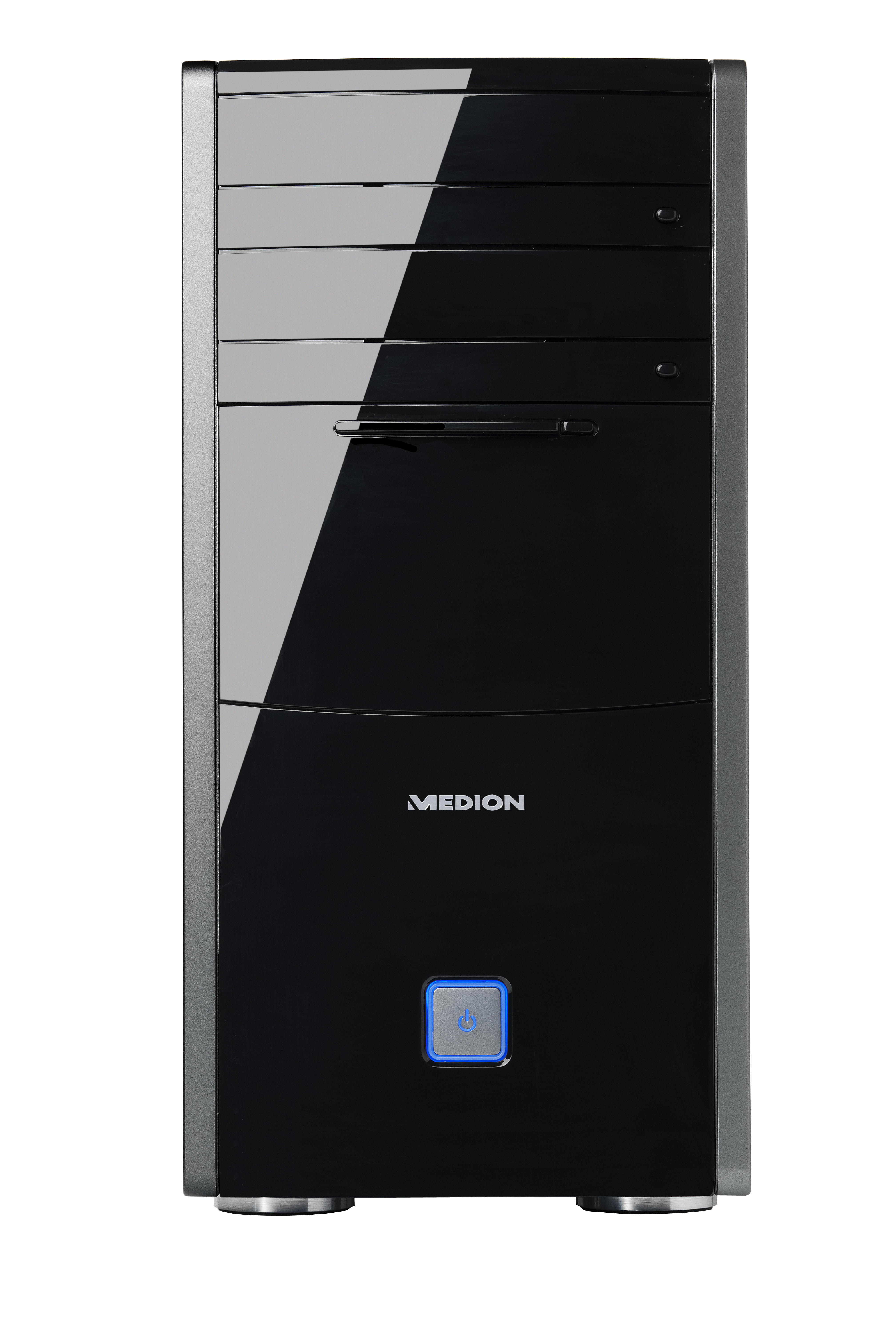 MEDION AKOYA E2005 F Intel® Celeron® N3050 4 GB DDR3-SDRAM 2 TB HDD Windows 10 Midi Tower PC Black image 1