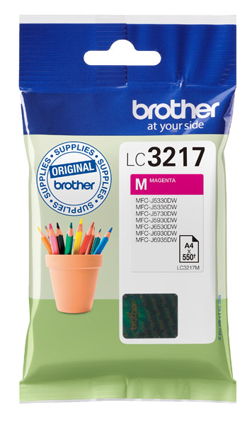 Tinte Brother LC-3217M Magenta