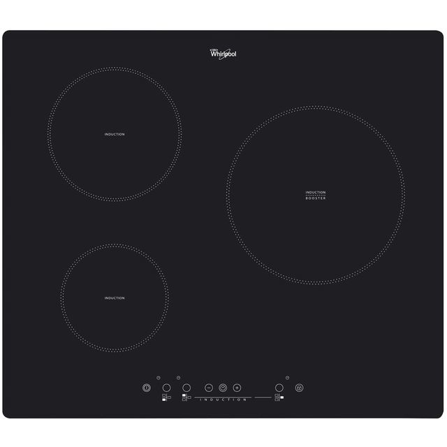 Whirlpool ACM555NE hob Black Built-in Zone induction hob 3 zone(s)