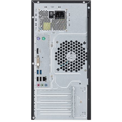 Fujitsu ESPRIMO P556/E85+ Intel® Core™ i3 i3-6100 DDR4-SDRAM Desktop PC Black, Red image 2
