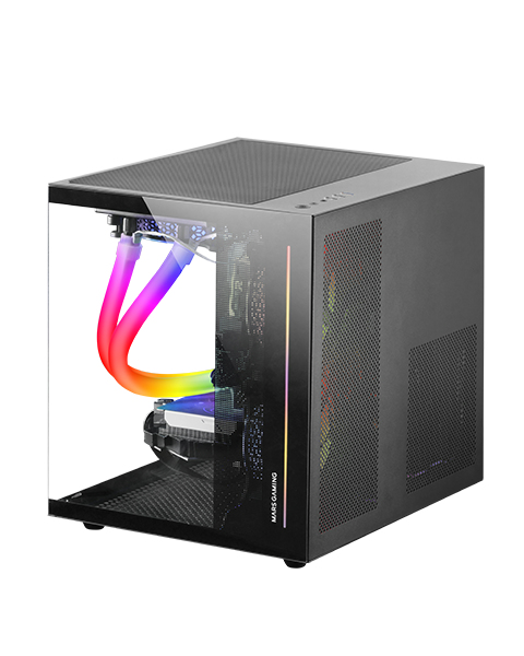 Mars Gaming Mini Tower Gaming Custom Premium MC-VIEW
