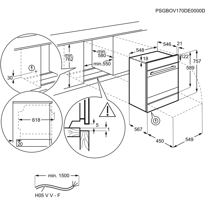 Electrolux EH7K1BR 77 L 3000 W Brown – image 2