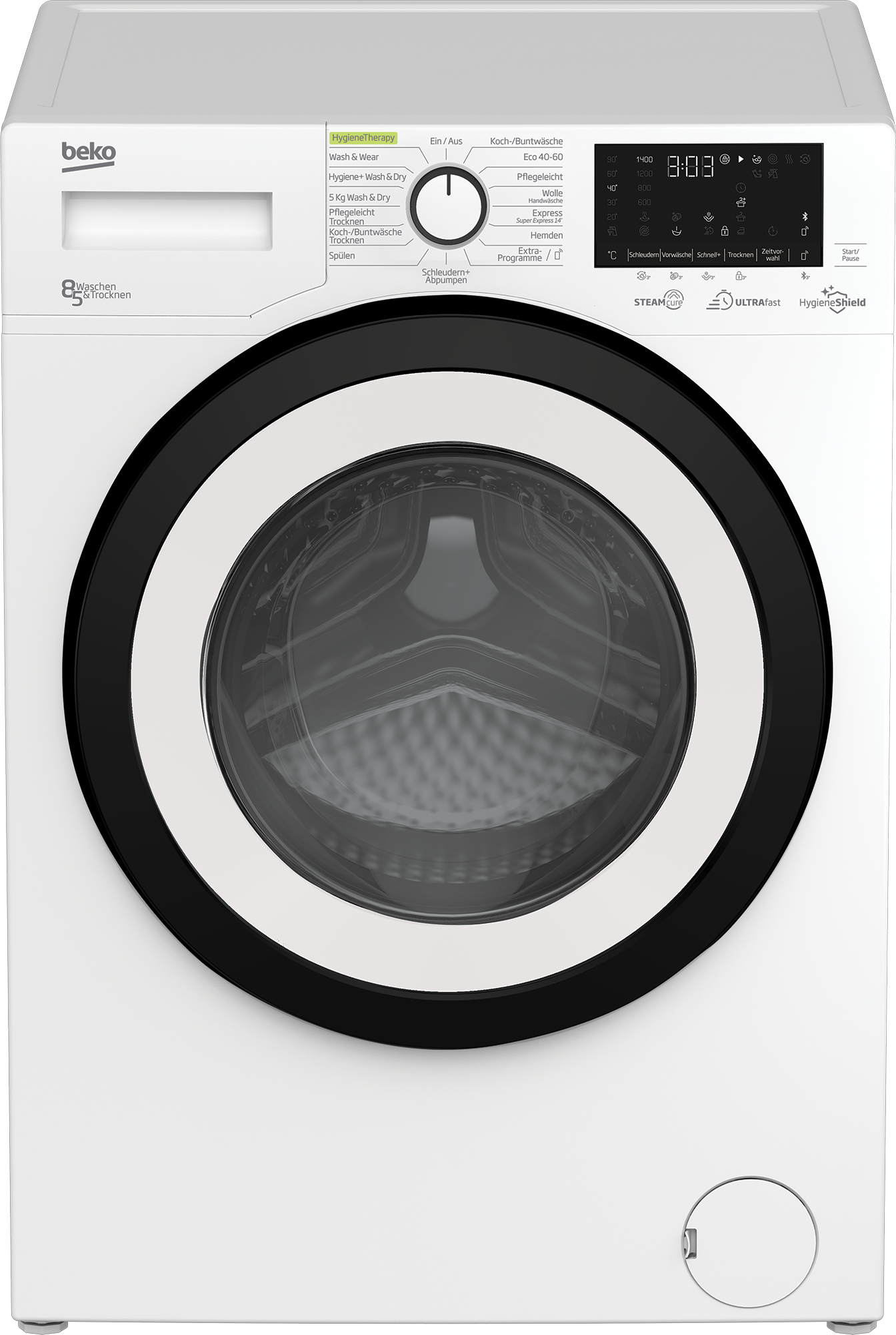 Beko WDW85142ULTRA1 washer dryer Freestanding Front-load White – image 1