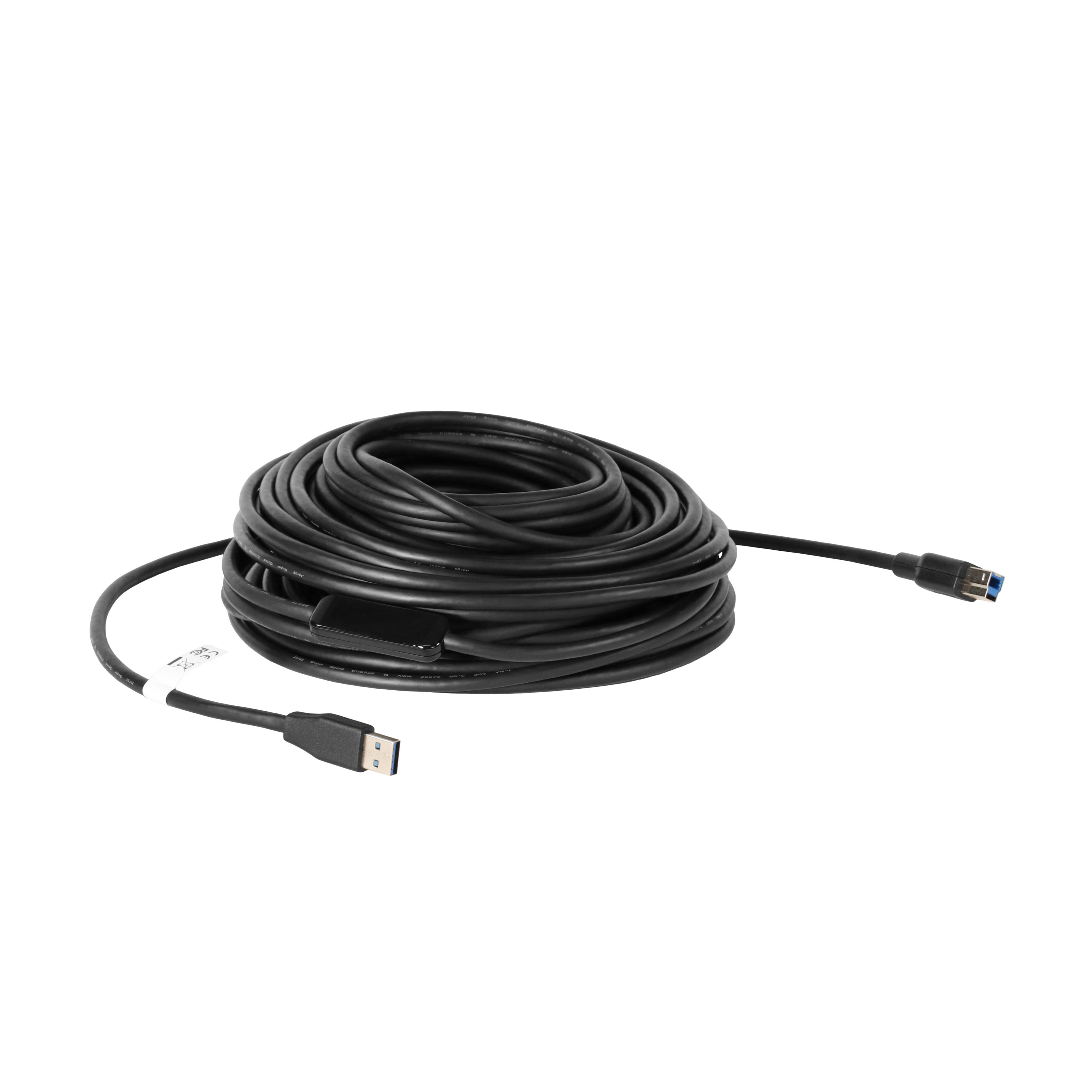 Vaddio 440-1005-023 cavo USB USB 3.2 Gen 1 (3.1 Gen 1) 20 m USB A USB B Nero