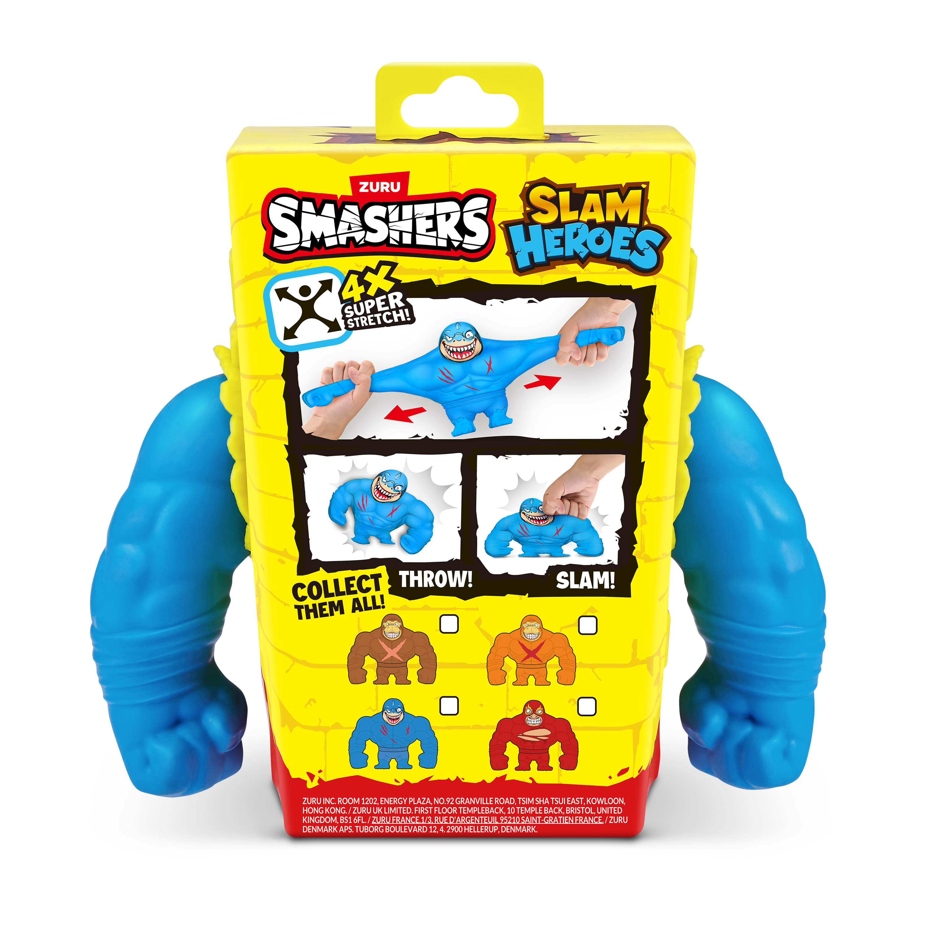 عکس فیگور اسباب بازی کوسه قهرمان Smashers 74146A SLAM، آبی